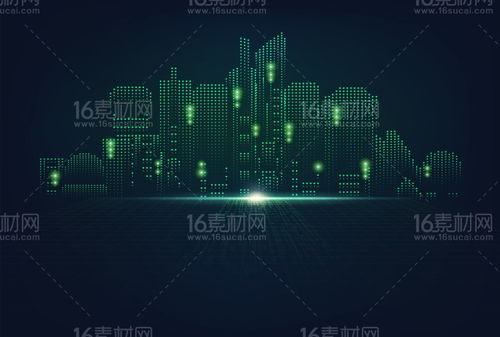 6款科技感電子信息創(chuàng)意背景矢量素材，點(diǎn)亮數(shù)字視覺(jué)盛宴